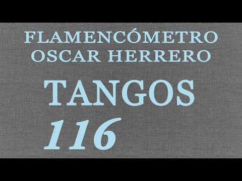 Metrónomo Flamenco - Tangos 116 - Flamencómetro Oscar Herrero