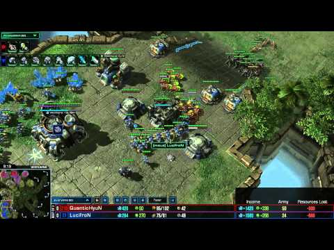 SC2 - DreamHack Valencia - QF - HyuN vs LucifroN - Game 1