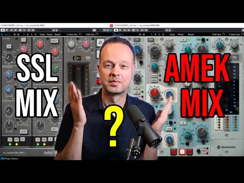 SSL 9000J vs Amek 9099 plugins; what's the difference?