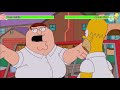 Homer Vs Peter Griffin With Healthbars 1 3