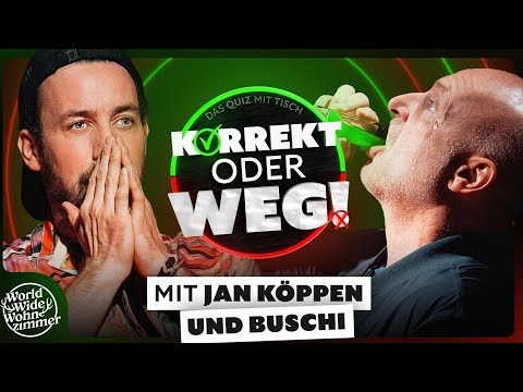 KORREKT oder WEG! (mit Jan Köppen & einem verwirrten Buschi)