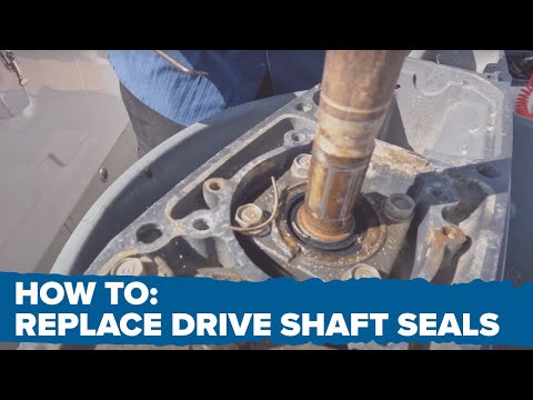 How to Replace Driveshaft Seals | DIY Yamaha Outboard Engine Maintenance