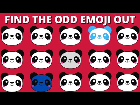 HOW GOOD ARE YOUR EYES #31|Find The Odd Emoji Out |Emoji Puzzle Quiz