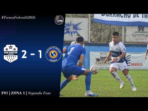 San Martín (FSA) 2 - 1 Sol De América (FSA) | Torneo Federal A | Segunda Fase