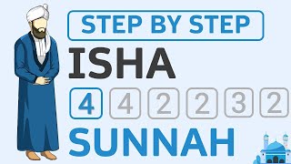How to Pray in Islam - 4 Rakat Sunnah of Isha Salah - Step by Step for Beginners - Men Sunni Hanafi