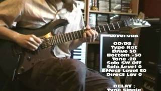 Boss GT10 - Allan Holdsworth - Road Game - A patch by Brindavoine