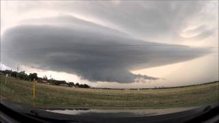 preview picture of video 'Midlothian, TX June 13, 2012 Supercell Time lapse'