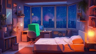 late night vibes 🌃 rainy lofi hiphop [ chill beats to relax/ work/study to ]
