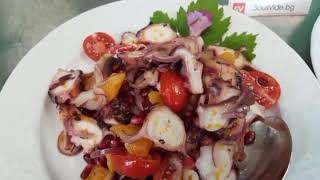 салата с октопод