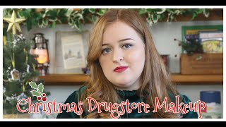 Christmas Drugstore Makeup Look | Fashioneyesta
