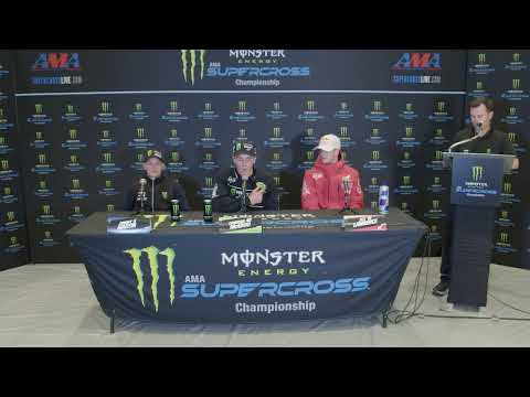 250SX Press Conference: Round 8 – Arlington 2022