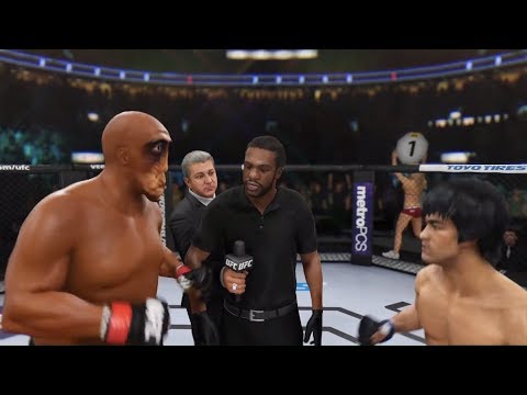 Q*Bert vs. Bruce Lee (EA sports UFC 3)