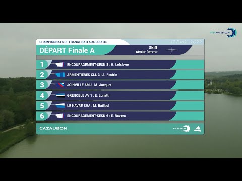 Cazaubon 2022 - Finale A Skiff Senior Femme