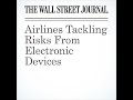 Airlines Tackling Risks From Electronic Devices Audiobook by Doug Cameron