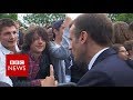 Macron Tells Teen To Call Him Mr President BBC News