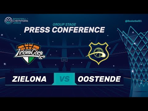 Stelmet Zielona Gora v Oostende - Press Conference - Basketball Champions League