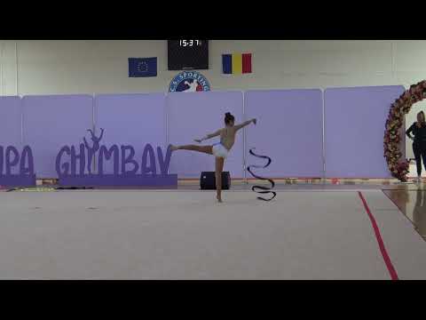Cupa Ghimbav 2022 ROU  Tecău Miruna  ACS Ritmic Aly Gym Brasov  12 ani   nivel B2010 R1