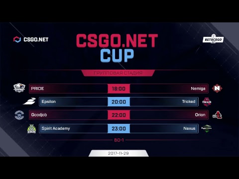 [CSGO LIVE] Pride vs Nemiga - CSGO.NET Cup 1