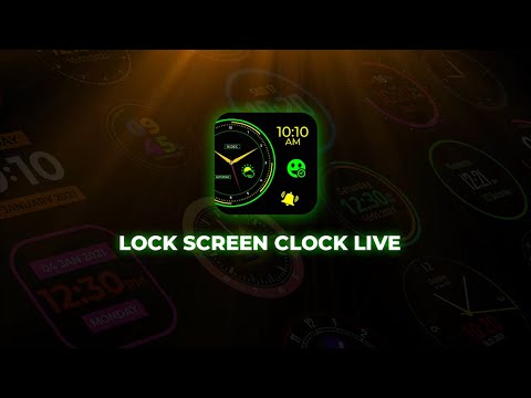 Lock Screen Clock Live video thumbnail