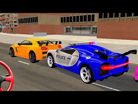 Police Car Chase Simulator 3D #7 - Real Bugatti Car Driving Cop Games - Android GamePlay 