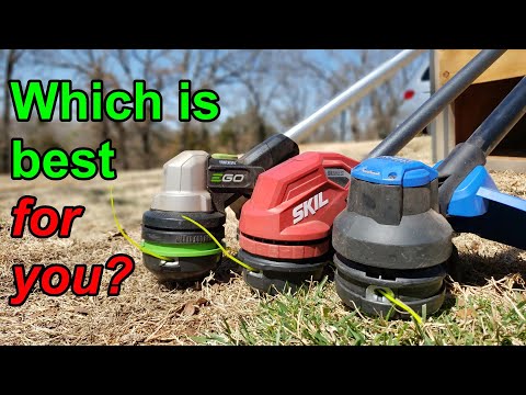 Best Battery String Trimmer - EGO vs. Kobalt vs. SKIL  (Review)