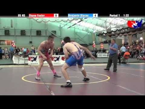 Shane Foster vs. Benjamin Stacey at 2013 FILA Cadet Nationals - FS