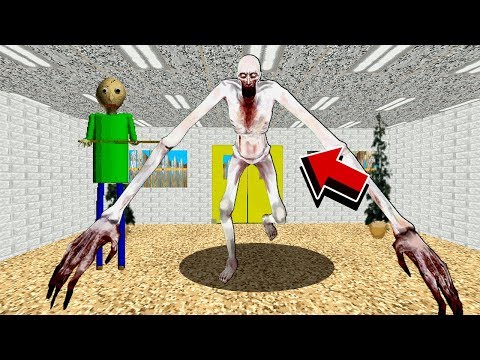 I found SCP-096 in BALDI'S SCHOOLHOUSE! - (Baldi's Basics) - Garry's Mod Gameplay
