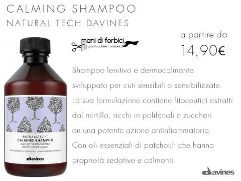 CALMING SHAMPOO  NATURAL TECH DAVINES