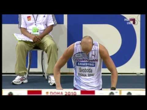 60m Hurdles World Indoor Championship Doha 2010 Men Semi-Final 3