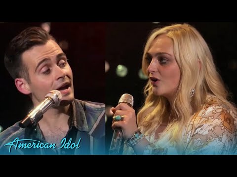 Huntergirl & Cole DELIVER With Their DUET On American Idol Hollywood Week!