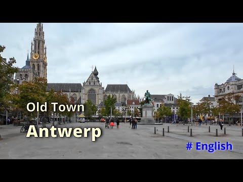Antwerp, from the Square to the Cathedral: a walk through history and beauty. BELGIUM