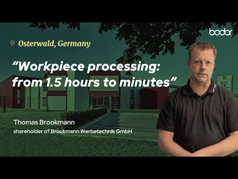 Two Years of Continuous Investment: Three Bodor Machines Trusted by a German Customer