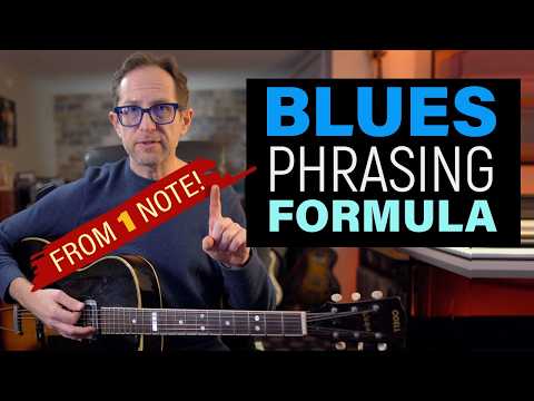 Blues phrasing formula - Connect it all to a single note! - Guitar Lesson - EP629
