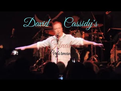 David Cassidy - One Of David's Last Performances 2017 RIP My Friend!