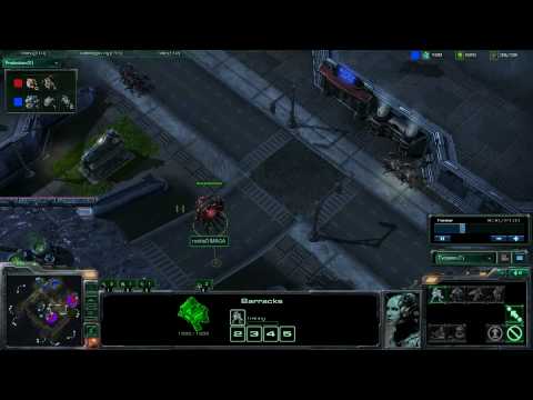 StarCraft 2 - Siraz - Painuser(Terran) vs Dimaga(Zerg) - Metalopolis - part 1 of 2