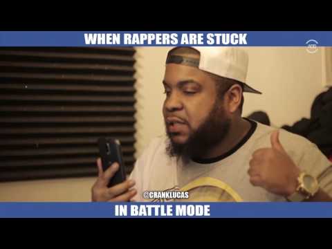 WHEN RAPPERS ARE STUCK IN BATTLE MODE