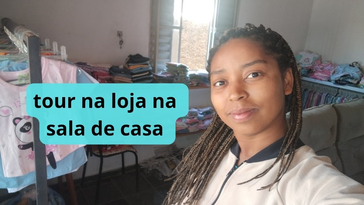 como montar loja na sala de casa / tour pela loja em casa
