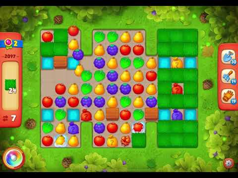 GardenScapes Level 2097 no boosters (14 moves)
