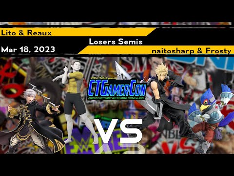 CT Gamercon 6 L.Semis - Lito & Reaux (Wii Fit Trainer, Robin) vs naitosharp & Frosty (Cloud, Falco)