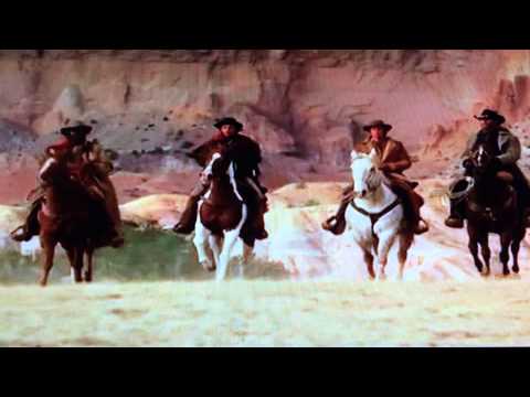 Silverado Scene 1985 - The Group riding into the next town