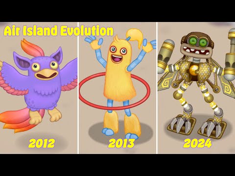The Evolution of Air Island - Full Song | My Singing Monsters