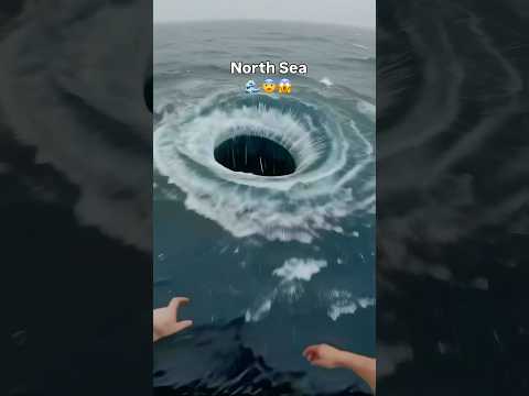 Rough weather in NORTH SEA 🌊😨😱🚢Bach gaye aaj zinda #ship #travel #northsea #automobile #viral