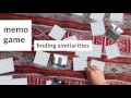 Memo Game Finding Similarities