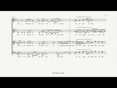 Ave Maria - Peter Willsher SATB full score (practice score)