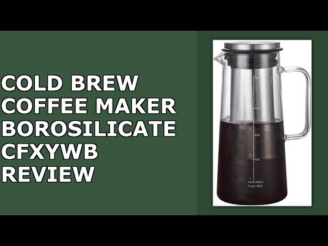 Cold Brew Coffee Maker Borosilicate Glass with 304 Stainless Steel Filter, Tea Infuser Ice Review