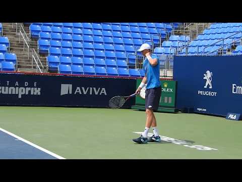 2017-08-10 Kevin Anderson hitting session