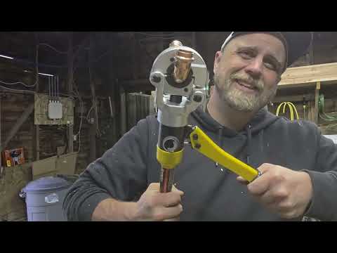 DIY Plumbing tool review - Anbull Copper Crimping Pipe Press