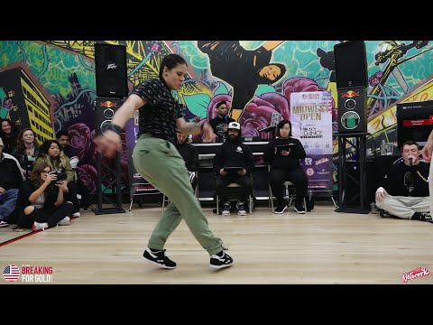 Chachara Vs Avi-Us - B-Girl Top 16 - Midwest Open 2023 - Breaking For Gold USA - BNC