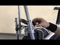 Kobo Orbitrac Exercise Bike Handle Adjustment