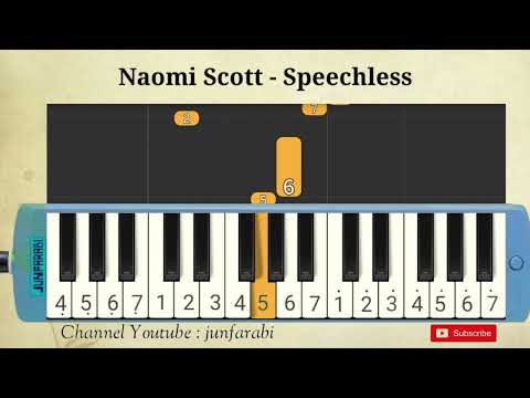 Naomi Scott | Speechless | From Aladdin | pianika melodika easy